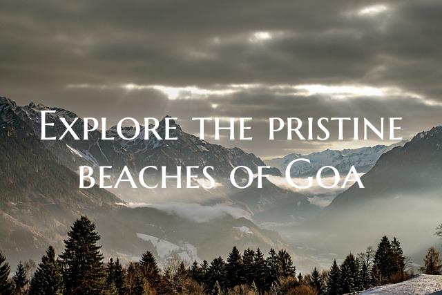 Explore the pristine beaches of Goa