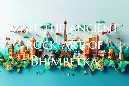 Visit the ancient rock art of Bhimbetka